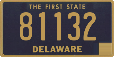DE license plate 81132