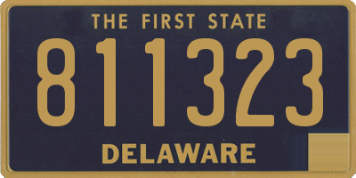 DE license plate 811323