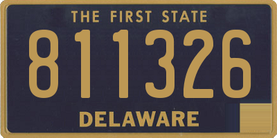DE license plate 811326