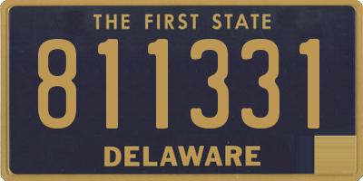 DE license plate 811331
