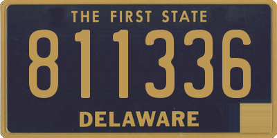 DE license plate 811336