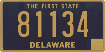 DE license plate 81134