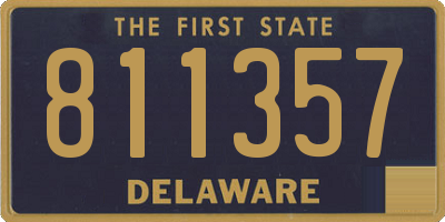 DE license plate 811357