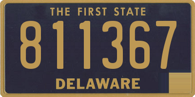 DE license plate 811367