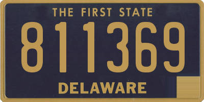 DE license plate 811369