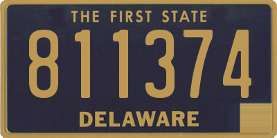 DE license plate 811374