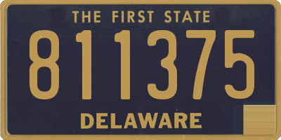 DE license plate 811375