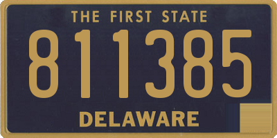 DE license plate 811385