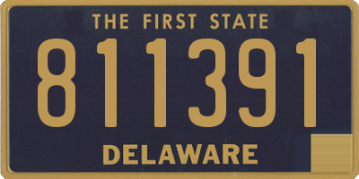 DE license plate 811391