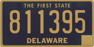 DE license plate 811395
