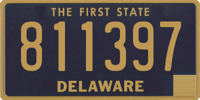 DE license plate 811397