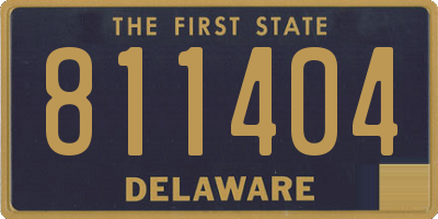 DE license plate 811404