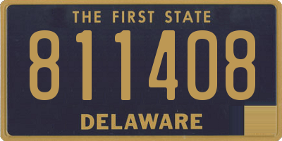 DE license plate 811408