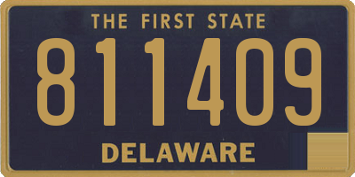 DE license plate 811409