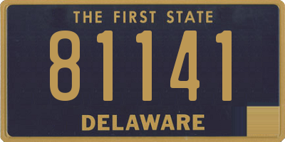 DE license plate 81141