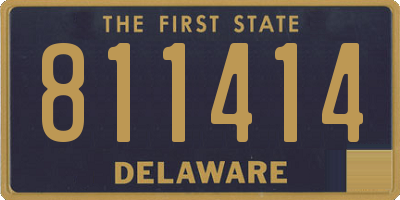 DE license plate 811414