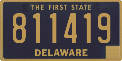 DE license plate 811419