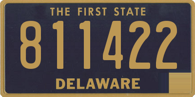 DE license plate 811422