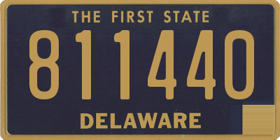 DE license plate 811440