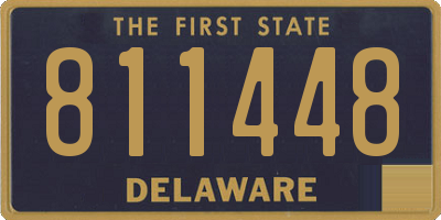 DE license plate 811448