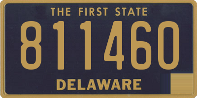 DE license plate 811460