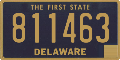 DE license plate 811463