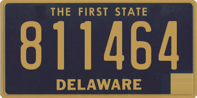 DE license plate 811464