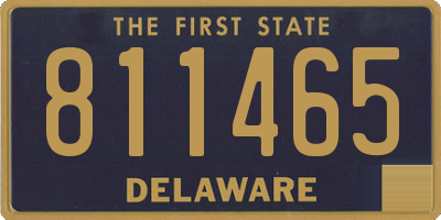 DE license plate 811465