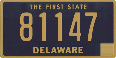 DE license plate 81147