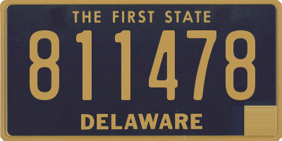 DE license plate 811478