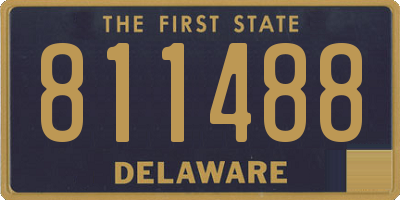 DE license plate 811488