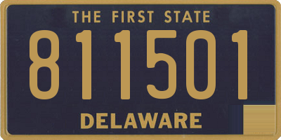 DE license plate 811501