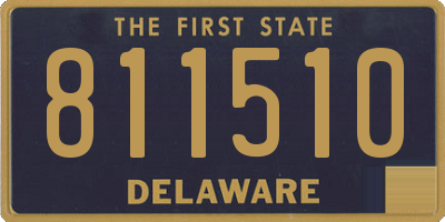 DE license plate 811510