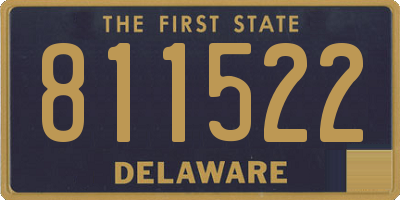 DE license plate 811522