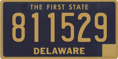 DE license plate 811529