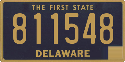 DE license plate 811548