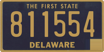 DE license plate 811554
