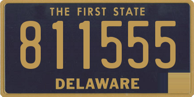 DE license plate 811555