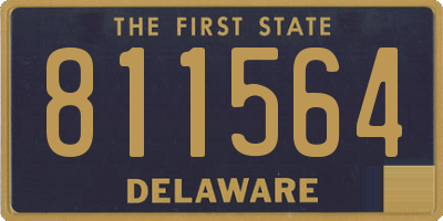 DE license plate 811564