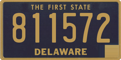 DE license plate 811572