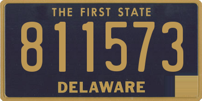 DE license plate 811573