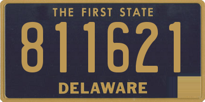 DE license plate 811621