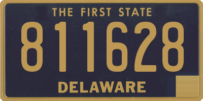 DE license plate 811628