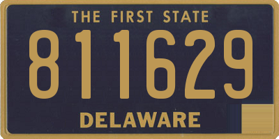 DE license plate 811629