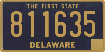 DE license plate 811635