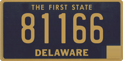 DE license plate 81166