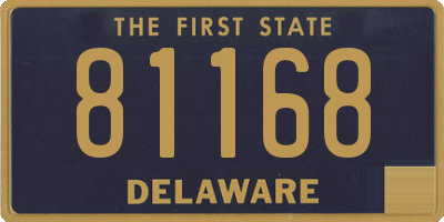 DE license plate 81168