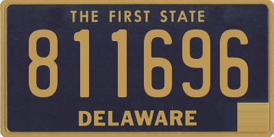 DE license plate 811696