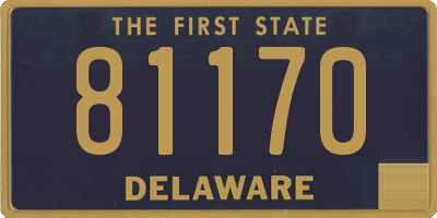 DE license plate 81170