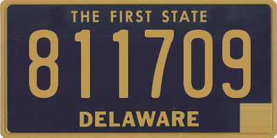 DE license plate 811709